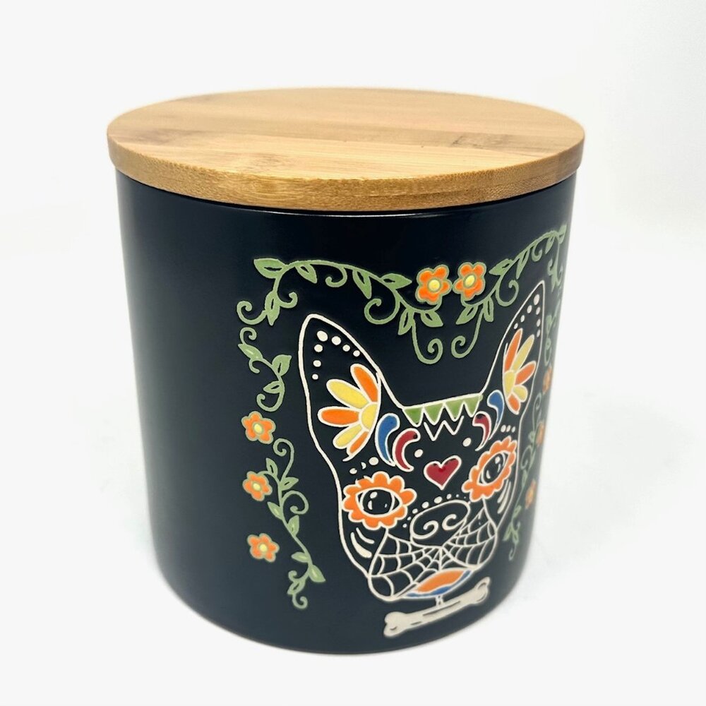 Eli + Ana Handmade Ceramics French Bulldog Treat Jar Canister Super Cool!